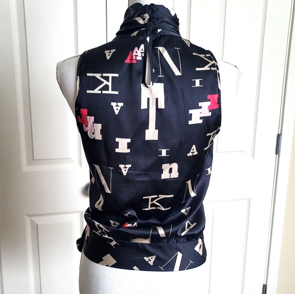 Trina Turk silk blouse M - Picture 2 of 4